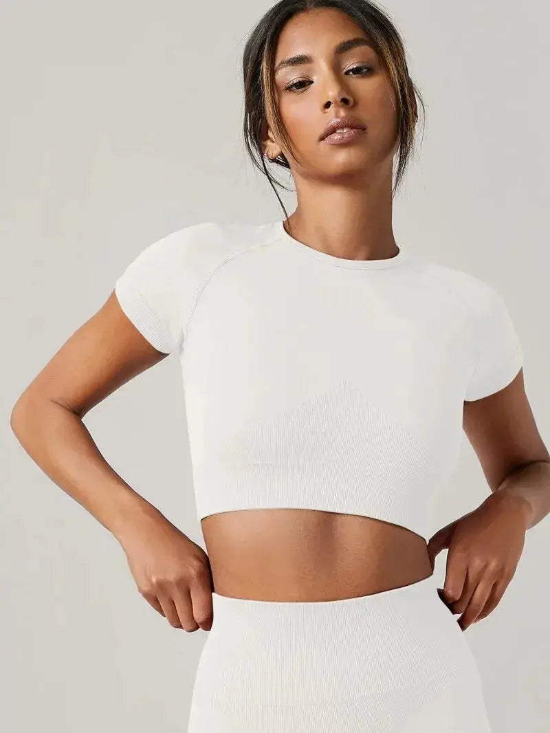 T-shirt de Sport Femme sans couture - Power shift fitness