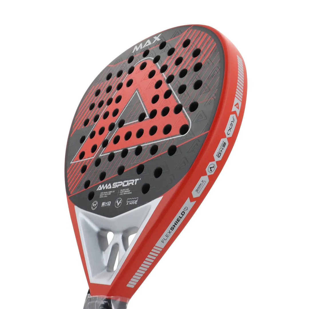Raquette de padel professionnelle AMASPORT™ 12K/18K en fibre de carbone - Power shift fitness