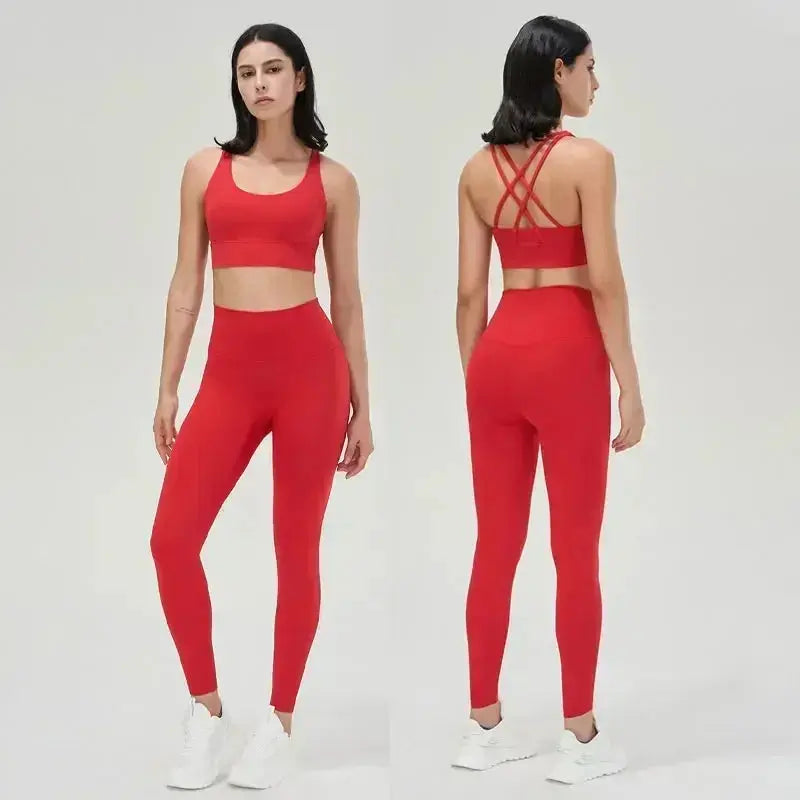 Ensemble de leggings de yoga pour femme - Power shift fitness