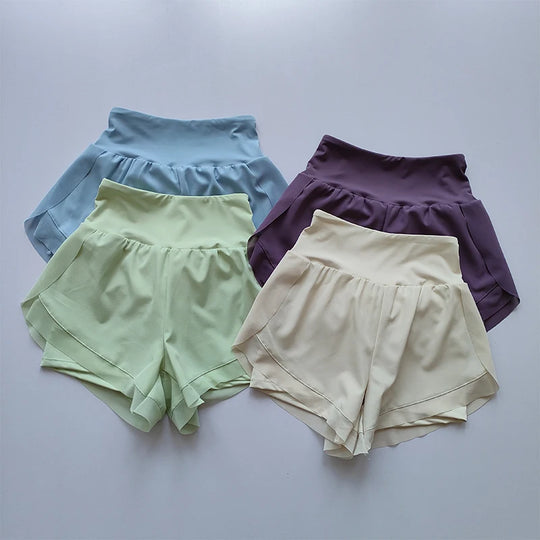 Short de sport d'été femme 2 en 1