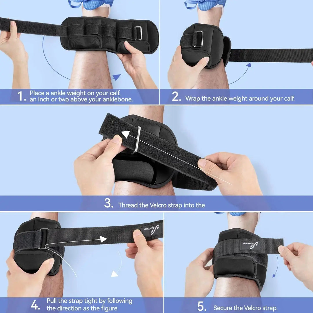 Sportneer Lot de poids ajustables pour poignets et chevilles - Power shift fitness