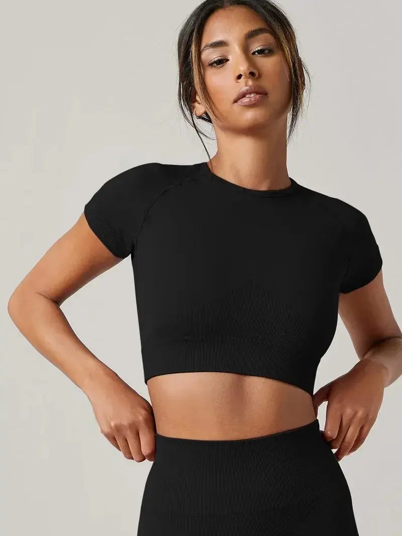 T-shirt de Sport Femme sans couture - Power shift fitness