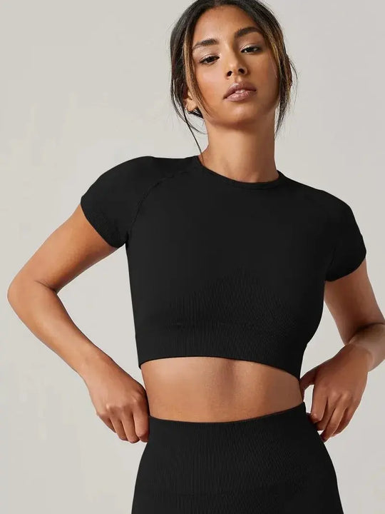 T-shirt de Sport Femme sans couture - Power shift fitness
