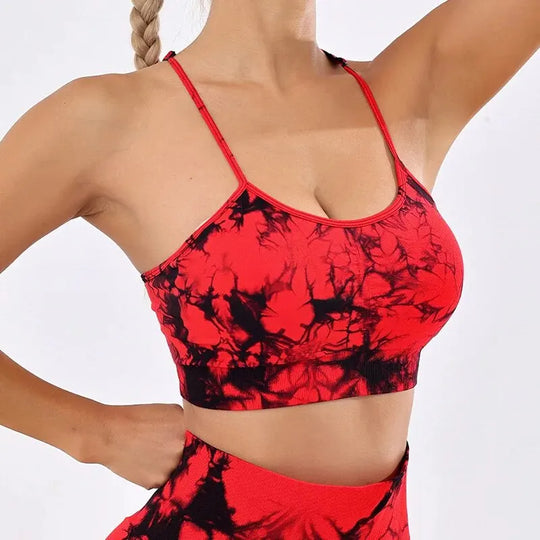 ensemble de Sport Femme Tie-Dye Sans Coutures CZGUKE™