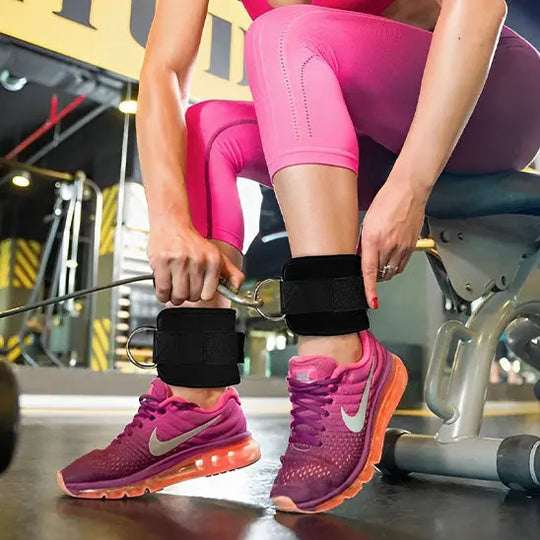 Sangle de Chevilles NINE STUDY™ pour Musculation - Power shift fitness