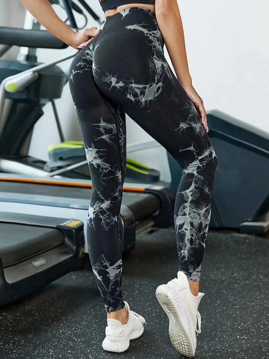 Legging imprimé de sport femme Botee Shark™ - Power shift fitness