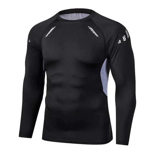 T-shirt de compression à manches longues pour le sport SHEDAOT™ - Power shift fitness