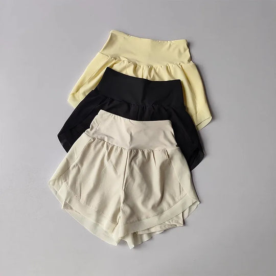 Short de sport d'été femme 2 en 1