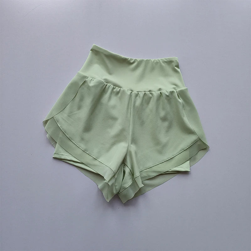 Short de sport d'été femme 2 en 1
