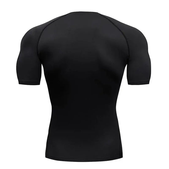 T-shirt de compression pour homme PSFIT™ avec araignée imprimée - Power shift fitness