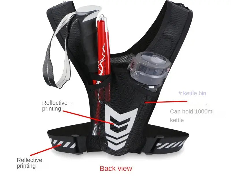 Sac à dos gilet d'hydratation pour course a pied Power shift fitness