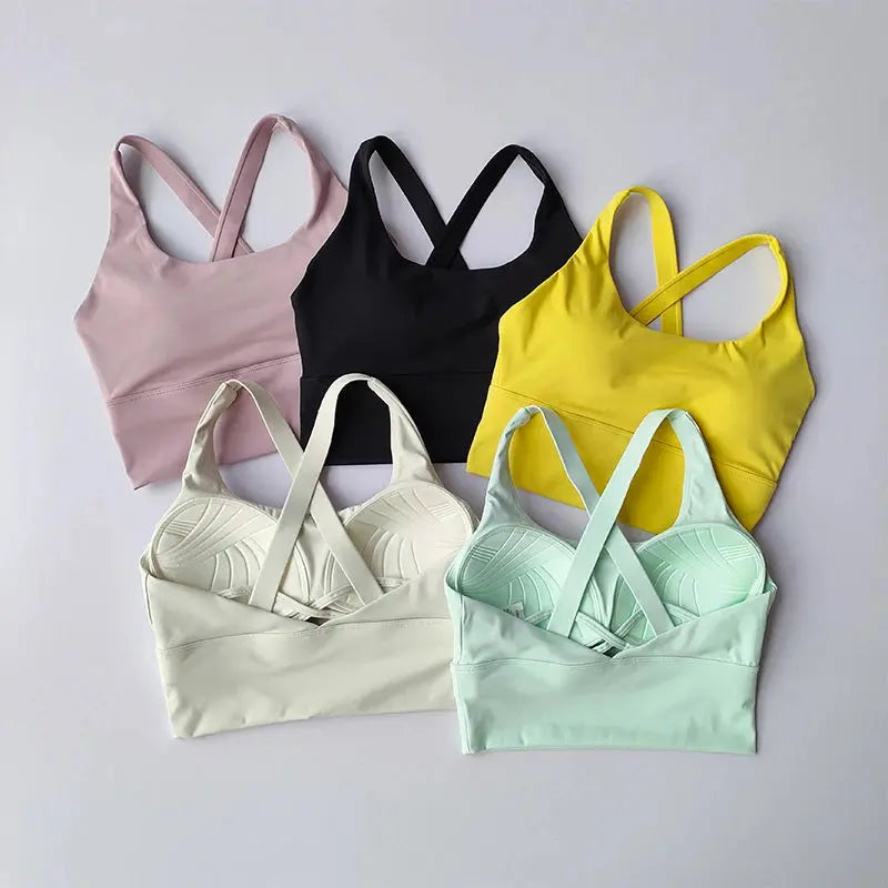 Brassière de sport pour femme avec dos nu SKINOFSKIN™ - Power shift fitness