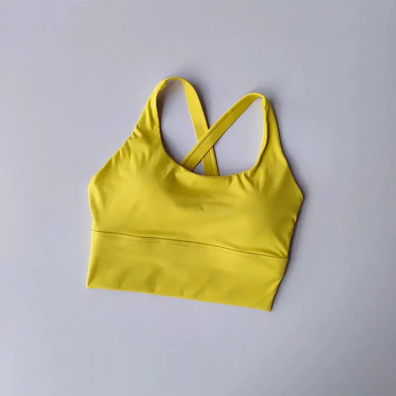 Brassière de sport pour femme avec dos nu SKINOFSKIN™ - Power shift fitness
