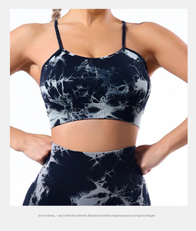 ensemble de Sport Femme Tie-Dye Sans Coutures CZGUKE™