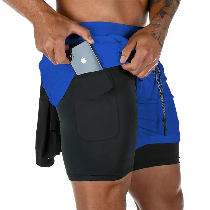 Short de sport court pour homme 2 en 1 - Power shift fitness