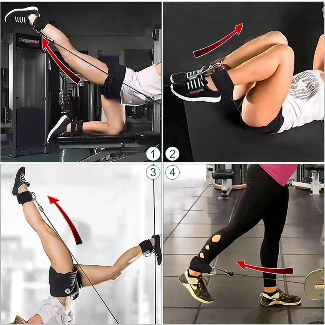 Sangle de Chevilles NINE STUDY™ pour Musculation - Power shift fitness