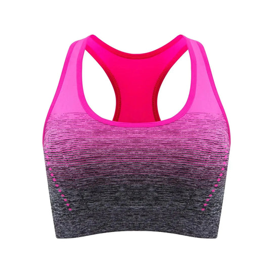 Seamless Sports Bra, Shock-absorbing, Steel Ring Free, Fashionable Vest, Breathable, Quick Drying Yoga Vest, Stress Free Fitness Power shift fitness
