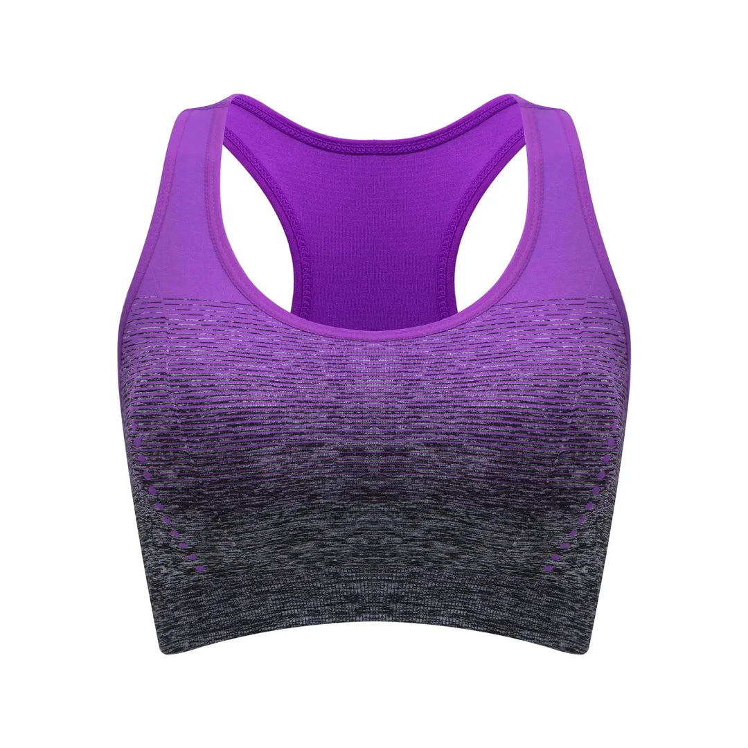 Seamless Sports Bra, Shock-absorbing, Steel Ring Free, Fashionable Vest, Breathable, Quick Drying Yoga Vest, Stress Free Fitness Power shift fitness