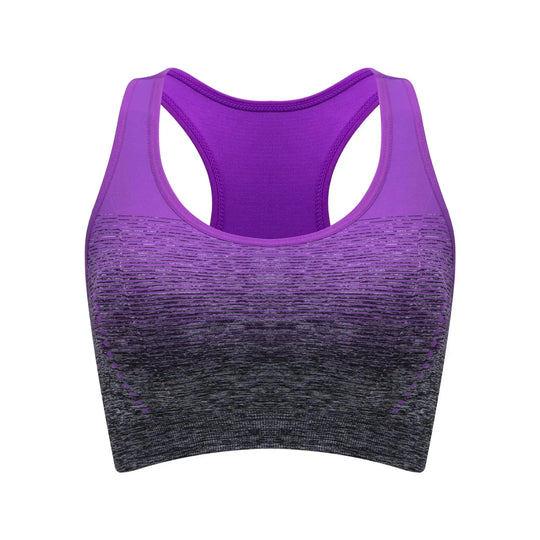 Seamless Sports Bra, Shock-absorbing, Steel Ring Free, Fashionable Vest, Breathable, Quick Drying Yoga Vest, Stress Free Fitness Power shift fitness