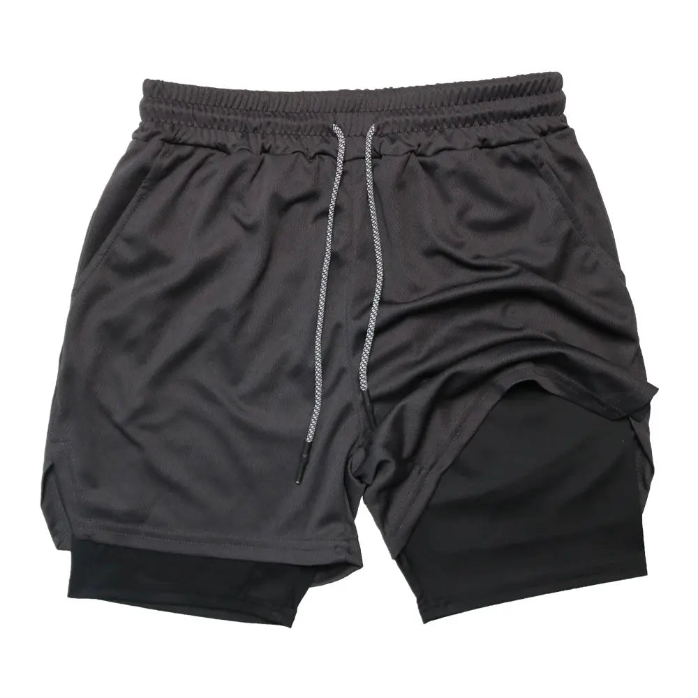 Short de sport court pour homme 2 en 1 - Power shift fitness