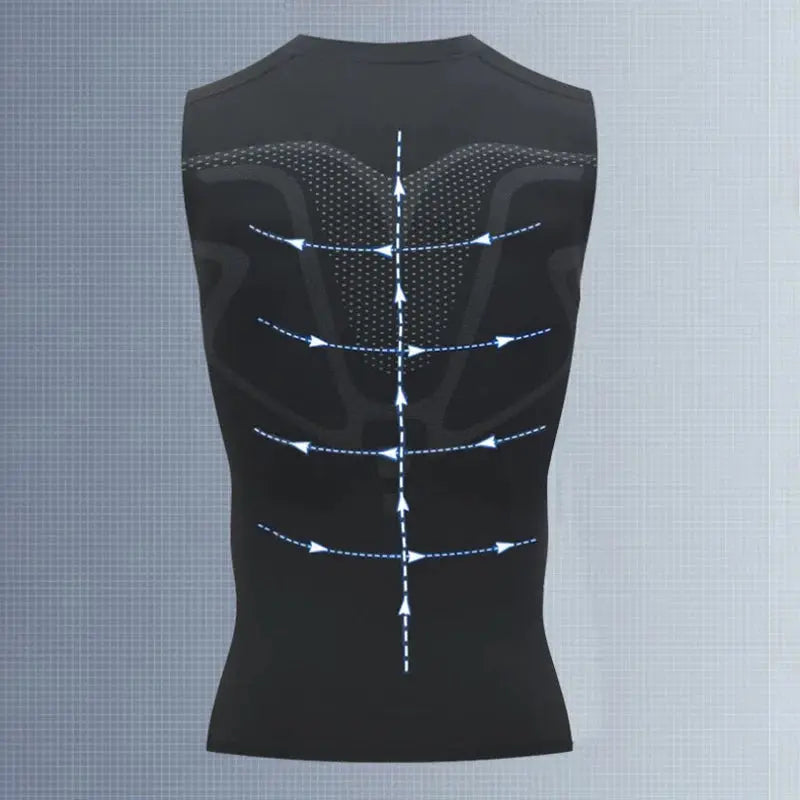 T-shirt de compression GENDAWAY™ - Power shift fitness