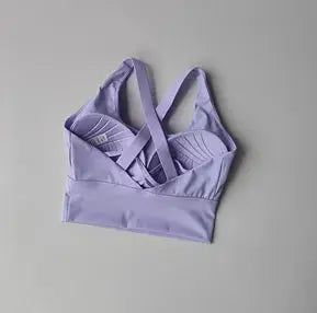 Brassière de sport pour femme avec dos nu SKINOFSKIN™ - Power shift fitness