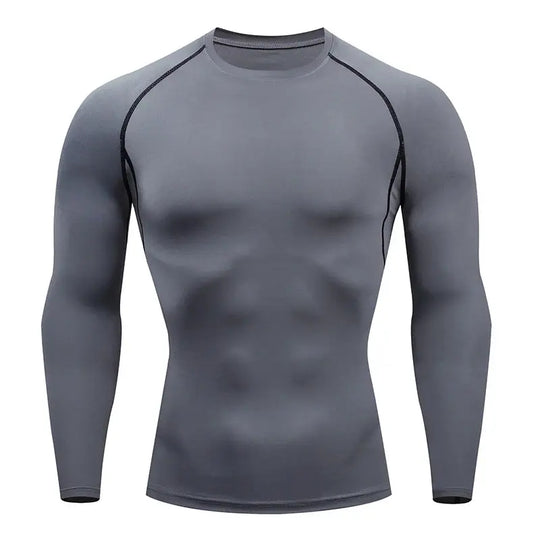 T-shirt de compression à manches longues pour le sport SHEDAOT™ - Power shift fitness