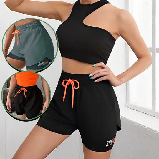 short de running femme Power shift fitness