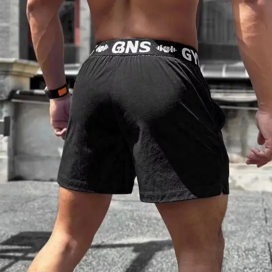Short-de-sport-pour-homme-_-sechage-rapide-et-elastique-noir-confort-et-agilité-haute-qualite