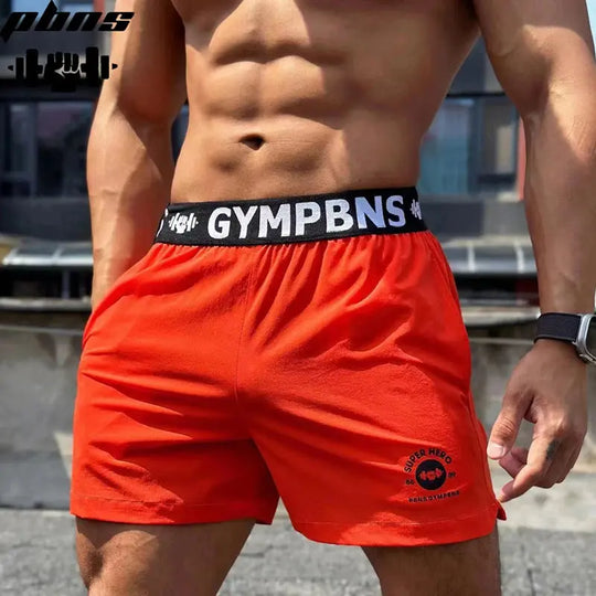 Short-de-sport-pour-homme-_-sechage-rapide-et-elastique-orange-confort-haute-qualite