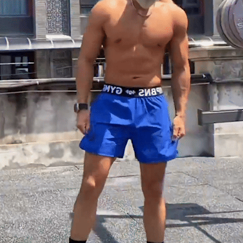 Short de sport GYMPBNS™ pour homme à séchage rapide et élastique - Power shift fitness