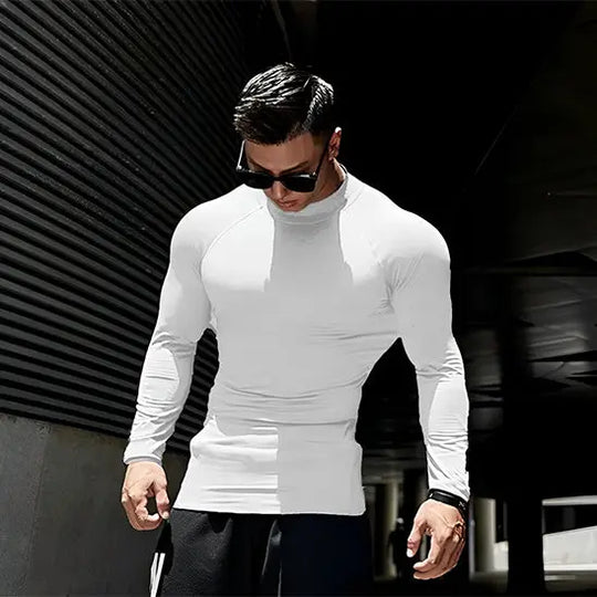 T-shirt de compression à manches longues pour le sport SHEDAOT™ - Power shift fitness
