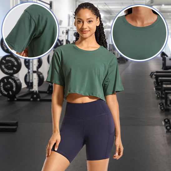 T-shirt-sport-femme-PSFit_-vert-pastel-liberte-de-mouvement-matiere-extensible-sechage-rapide