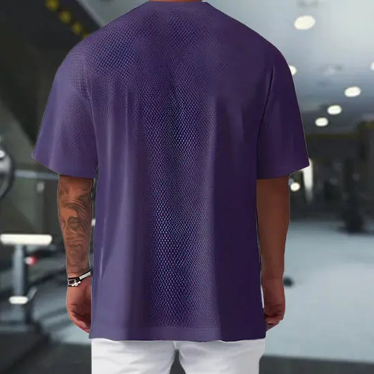 T-shirt-sport-pour-homme-avec-imprime-violet