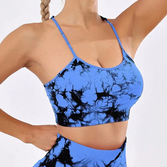 ensemble de Sport Femme Tie-Dye Sans Coutures CZGUKE™