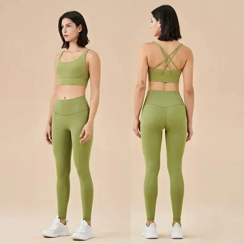 Ensemble de leggings de yoga pour femme - Power shift fitness
