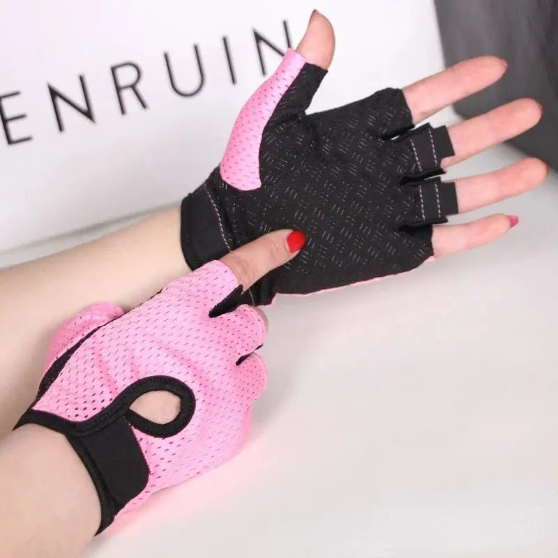 Gants de Musculation - GymGloves™ - Rose - Power shift fitness