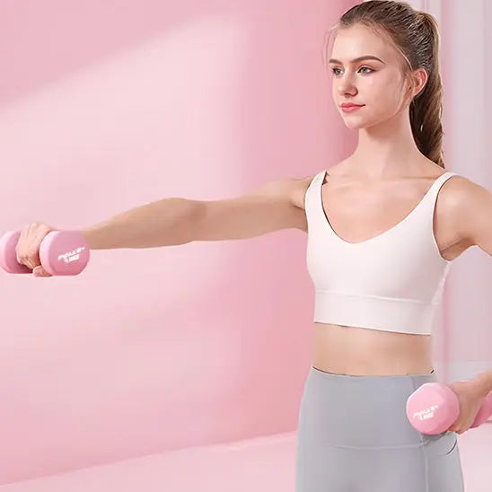 Lot de deux haltères  antidérapants de 0,5 kg - Power shift fitness