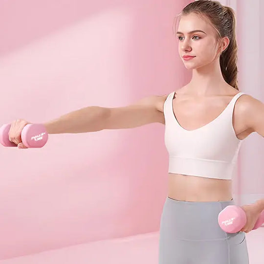 Lot de deux haltères  antidérapants de 0,5 kg - Power shift fitness