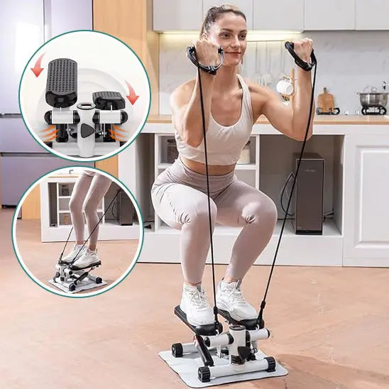 mini stepper 100 kg avec écran LCD Power shift fitness