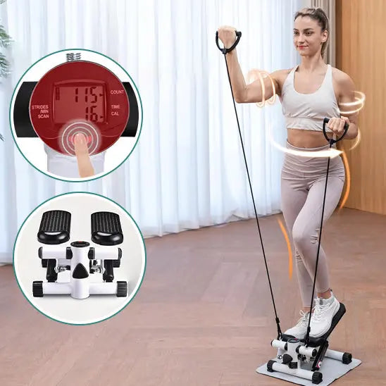 mini stepper 100 kg avec écran LCD Power shift fitness