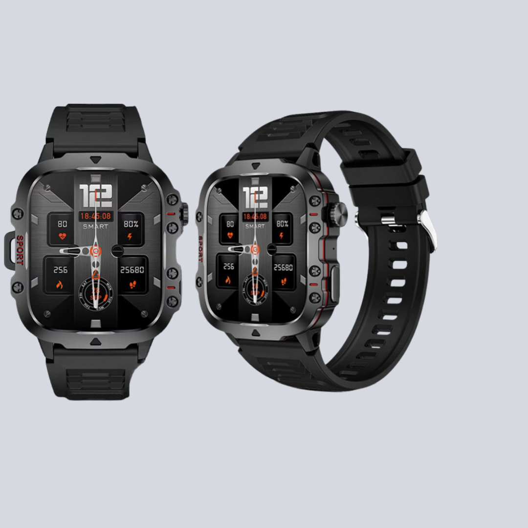 montre fitness noire intelligente et étanche CRTORRS™