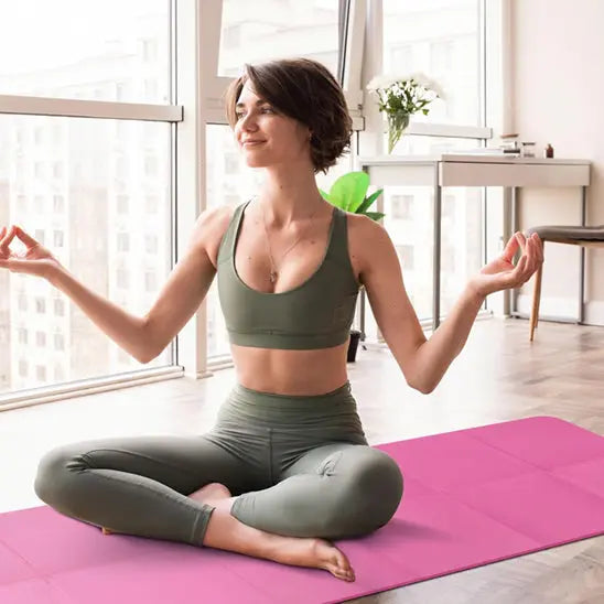 Tapis de Pilates pliable et confortable EVA™ - Power shift fitness